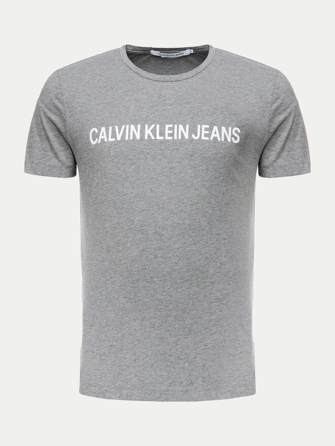 Calvin Klein Jeans Calvin Klein Jeans Marškinėliai Core Institutional Logo J30J307855 Pilka Regular Fit