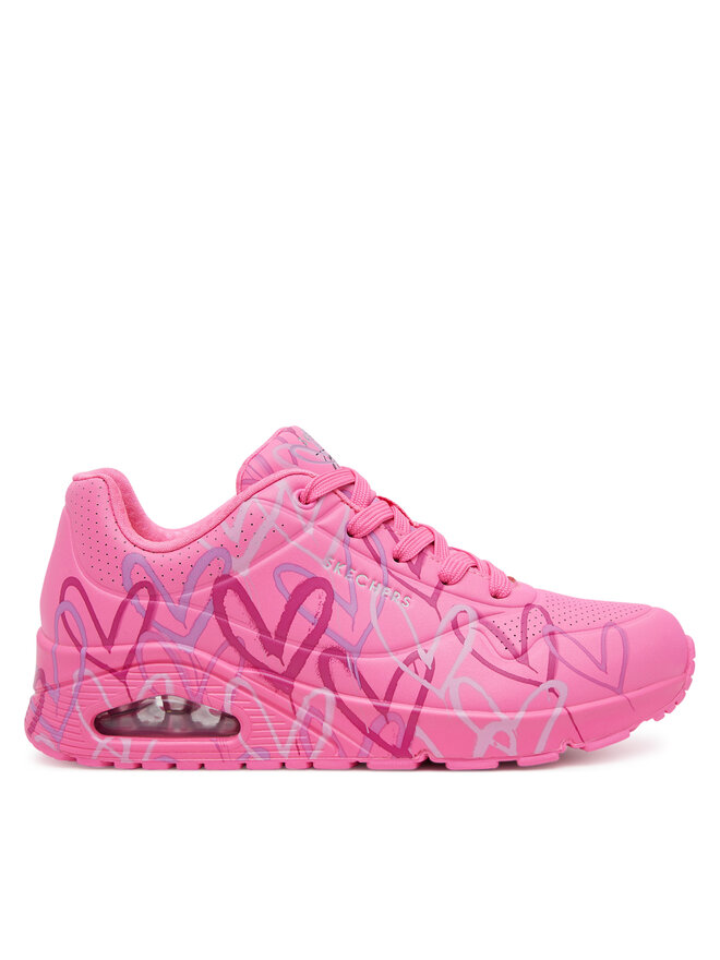 Skechers Сникърси Skechers Uno - Spread the Love 155507/HTPK Розов