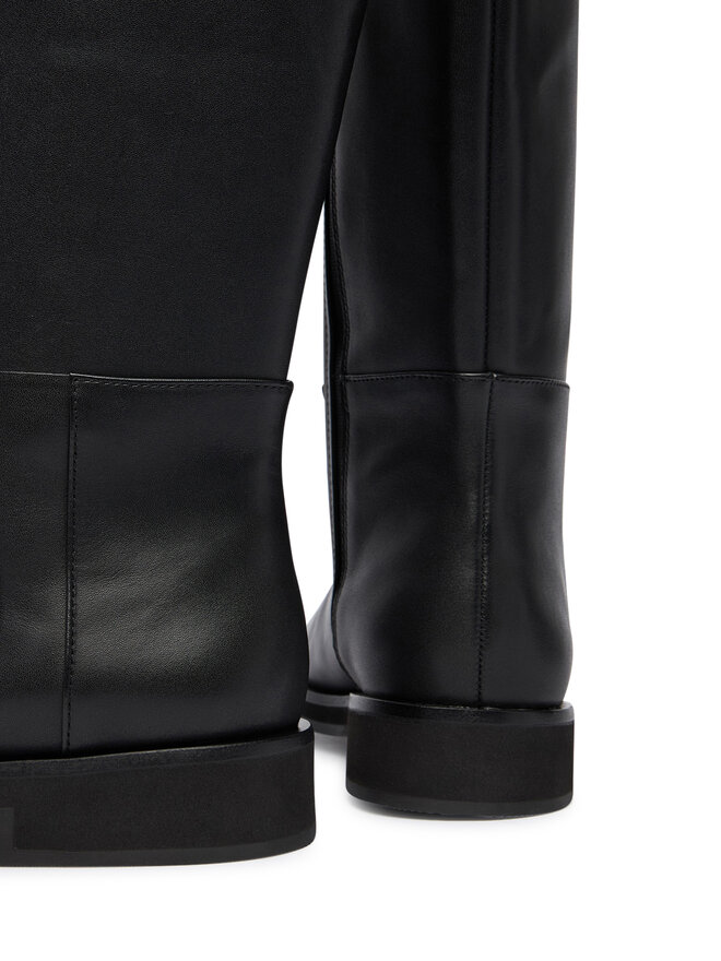 Calvin Klein Stivali Calvin Klein Formal Utk Boot Lth HW0HW02599 Nero