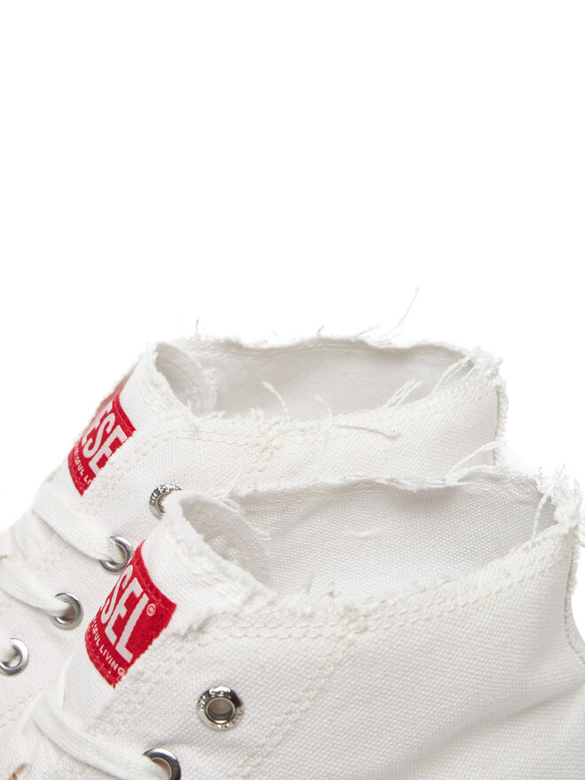 Diesel Trampki Diesel High-Top Y03505PR012 HA686 Biały