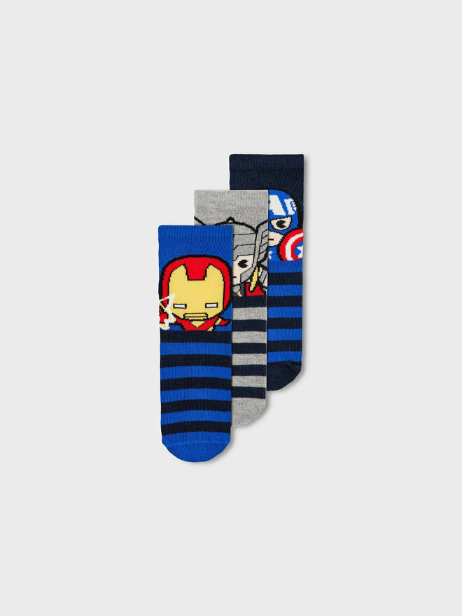 NAME IT Set di 3 paia di calzini lunghi da bambini NAME IT 13215886 Multicolore