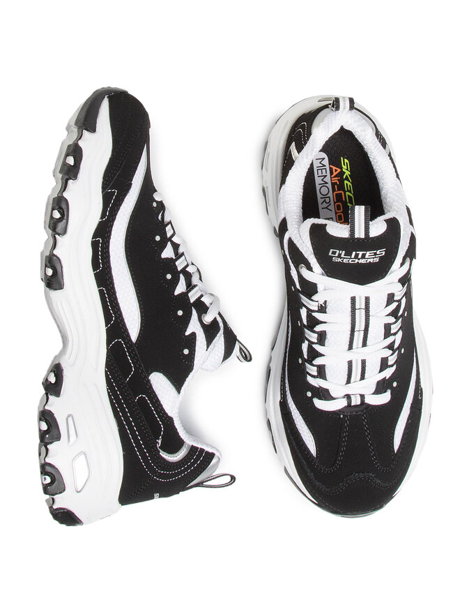 Skechers Tenisice Skechers D'lites 52675/BKW Crna