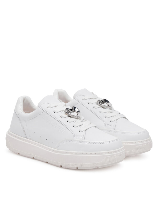 LOVE MOSCHINO Sneakersy LOVE MOSCHINO JA15214G1MIA410A Biały