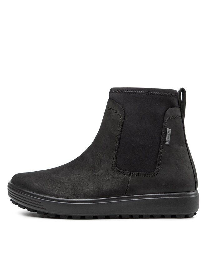 ECCO Polokozačky ECCO Soft 7 Tred W GORE-TEX 45046351052 Černá
