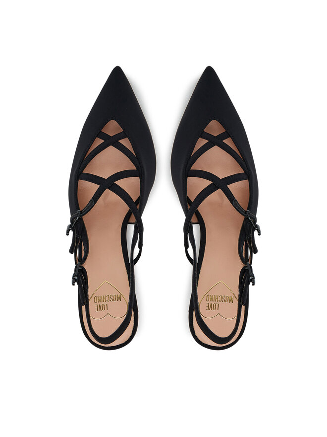 LOVE MOSCHINO Сандали LOVE MOSCHINO JA10287G1NIMX00039 Черен