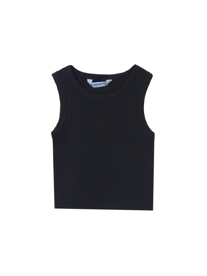 Mayoral Mayoral Топ 6032 Чорний Slim Fit