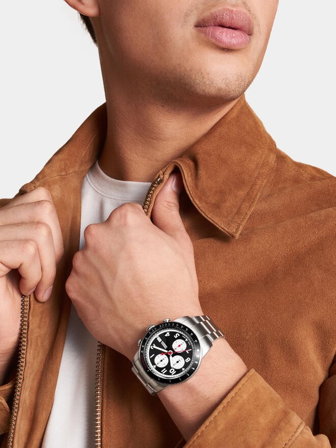 Fossil Uhr Fossil Sport Tourer FS6045 Silberfarben