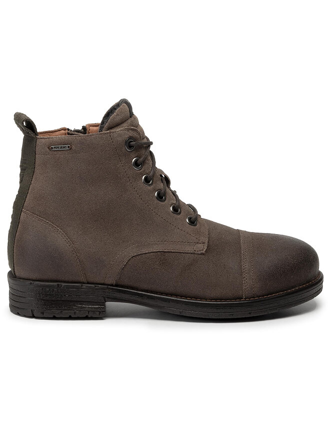 Botines planos Pepe Jeans Tom Cut Med Suede PMS50177 Gris zapatos.es