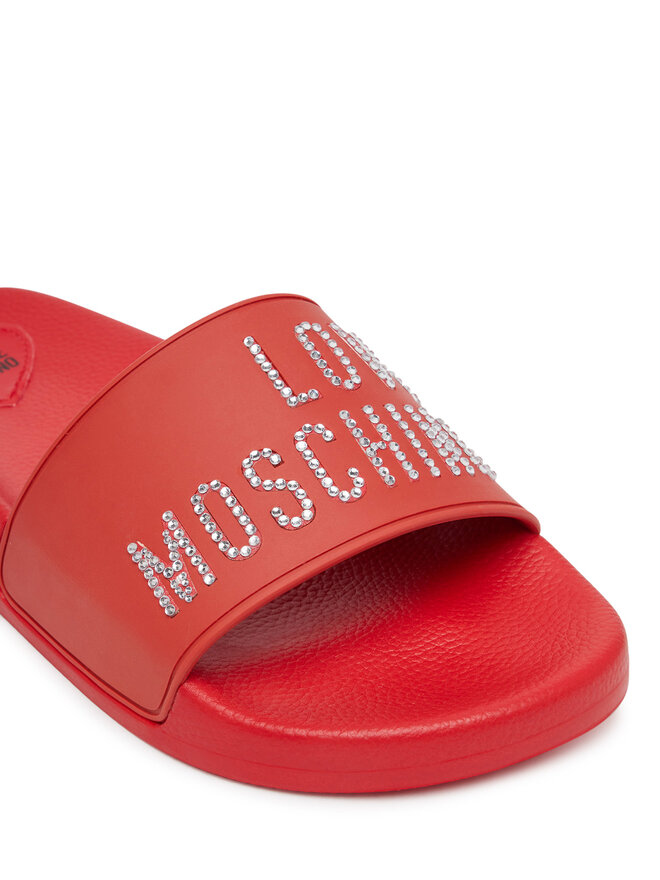 LOVE MOSCHINO Papucs LOVE MOSCHINO JA28122G0MI13500 Piros