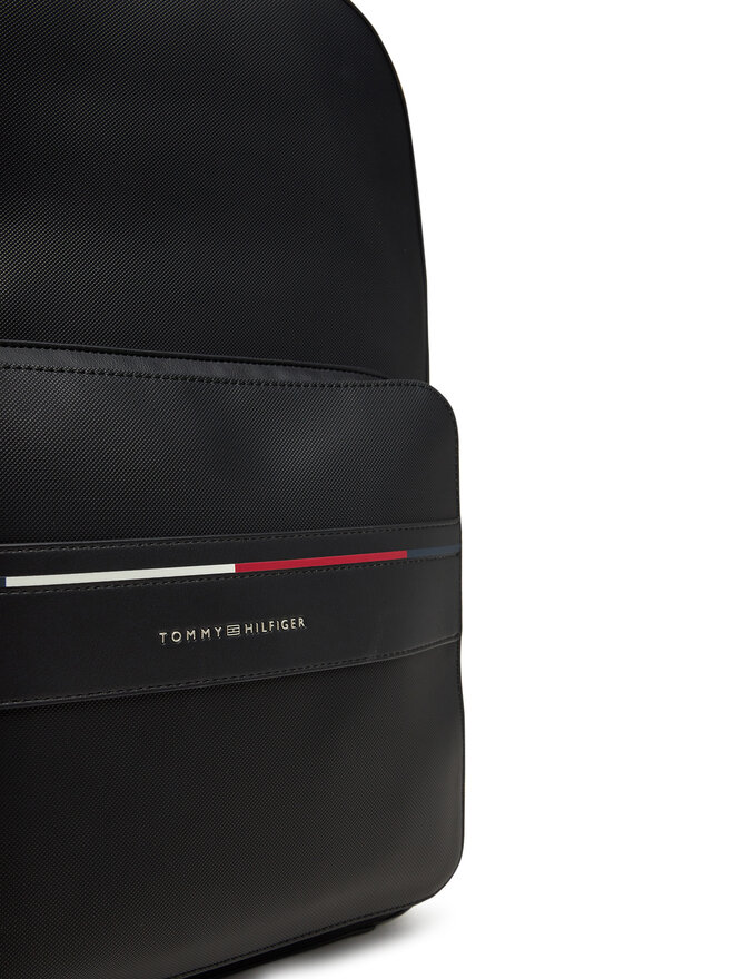 Tommy Hilfiger Batoh Tommy Hilfiger Th Foundation Backpack AM0AM13195 Černá