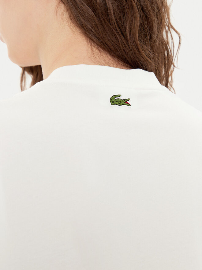 Lacoste Lacoste Футболка TH2733 Écru Regular Fit