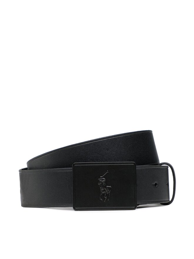 Herrengurtel Polo Ralph Lauren 36mm Pp Plaque Belt 405691693005 Schwarz eschuhe