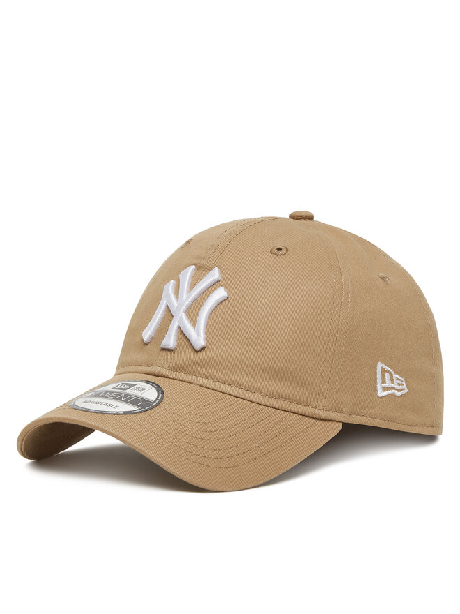 New Era Czapka z daszkiem New Era League Essential 9TWENTY New York Yankees 60471468 Beżowy