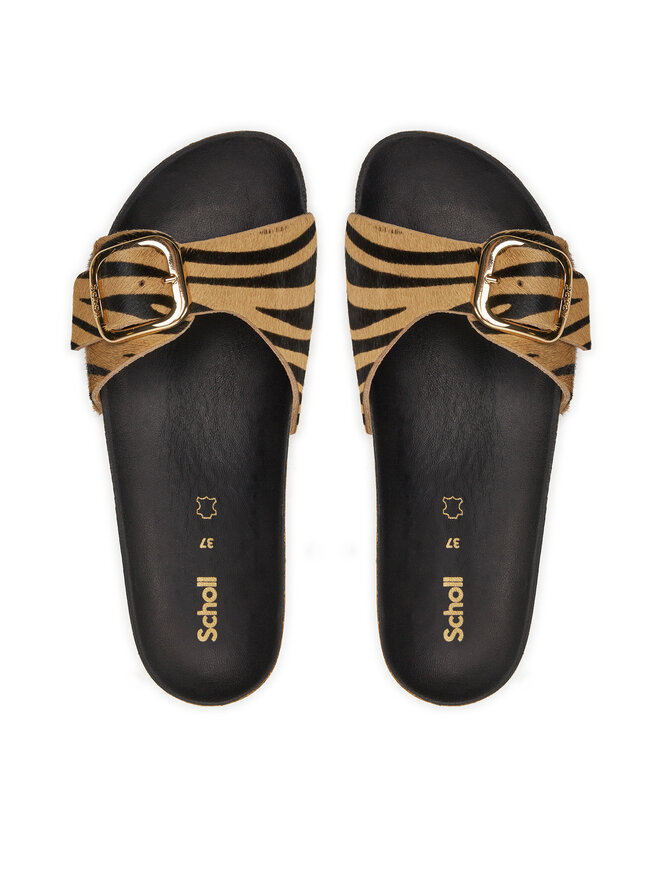 Scholl PALAU CROSS BEIGE MULTI CHABATTA WOMAN STONES