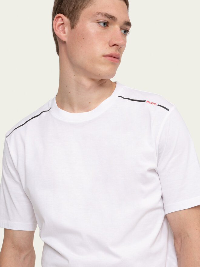 HUGO HUGO Camiseta Dyrtid 50432062 Blanco Regular Fit