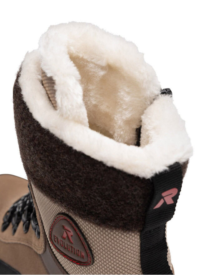 Rieker Revolution Lifestyle Botki Rieker Revolution Lifestyle W0066-64 Beżowy