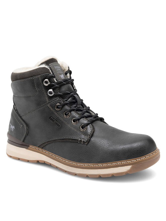 Mustang Schnürschuhe Mustang 4141-604 Grau