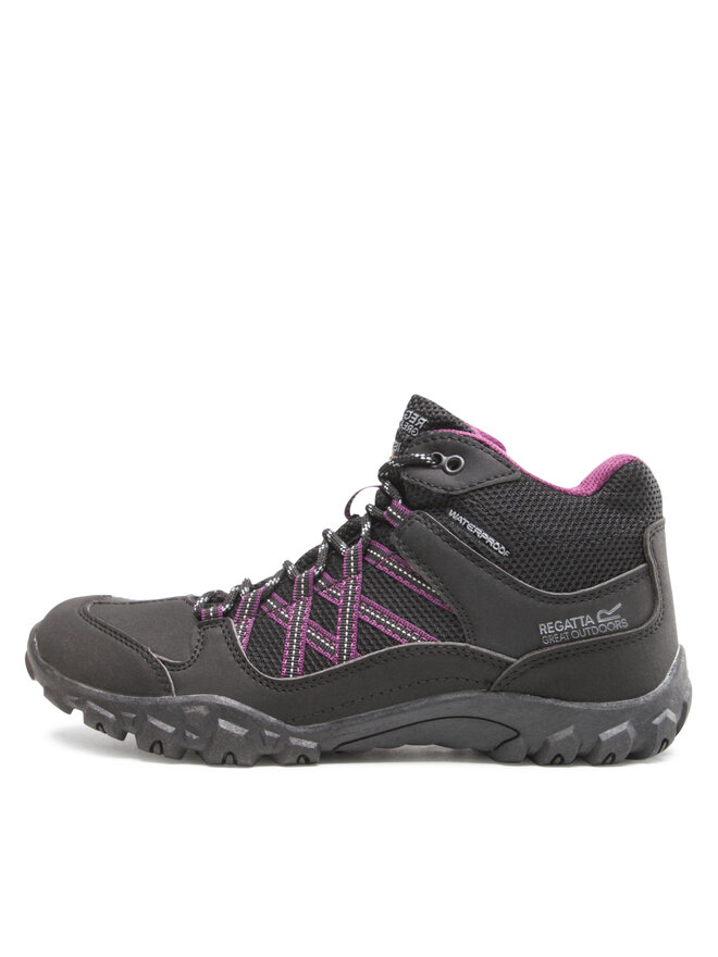 Regatta Трекінгові черевики Regatta Lady Edgepoint Mid Wp RWF622 Чорний