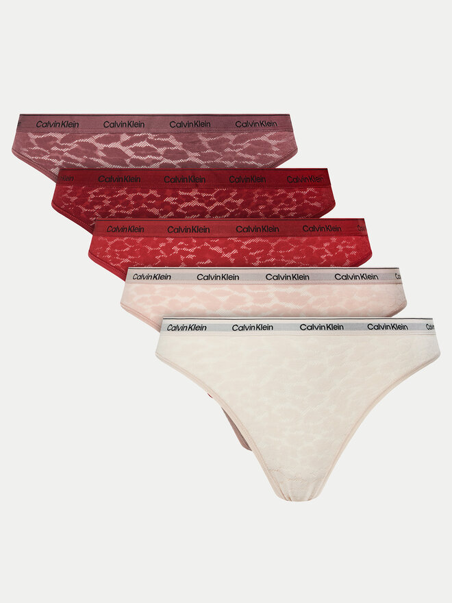 Calvin Klein Underwear Calvin Klein Underwear Набір з 5 пар класичних трусиків 000QD5253E Кольоровий