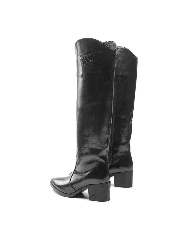 Carinii Stivali sopra il ginocchio Carinii B8355 Nero