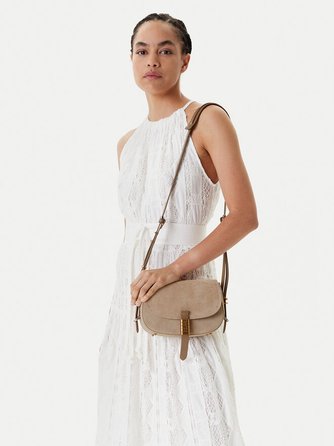 PINKO Kabelka PINKO Saddle Mini PE PLTT 103831 A29N Béžová