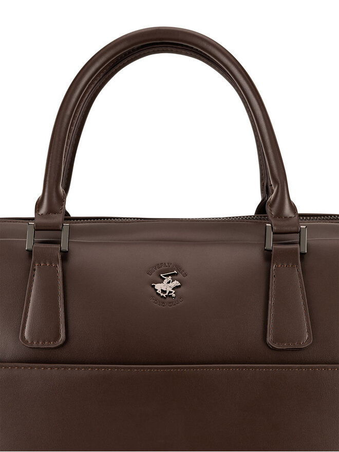 Beverly Hills Polo Club Brašna na notebook Beverly Hills Polo Club BHPC-L-016-07 Hnědá