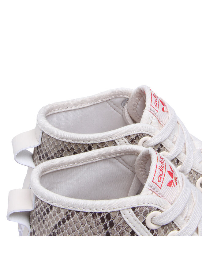adidas Trampki adidas Nizza Platform Mid Shoes HQ1981 Beżowy