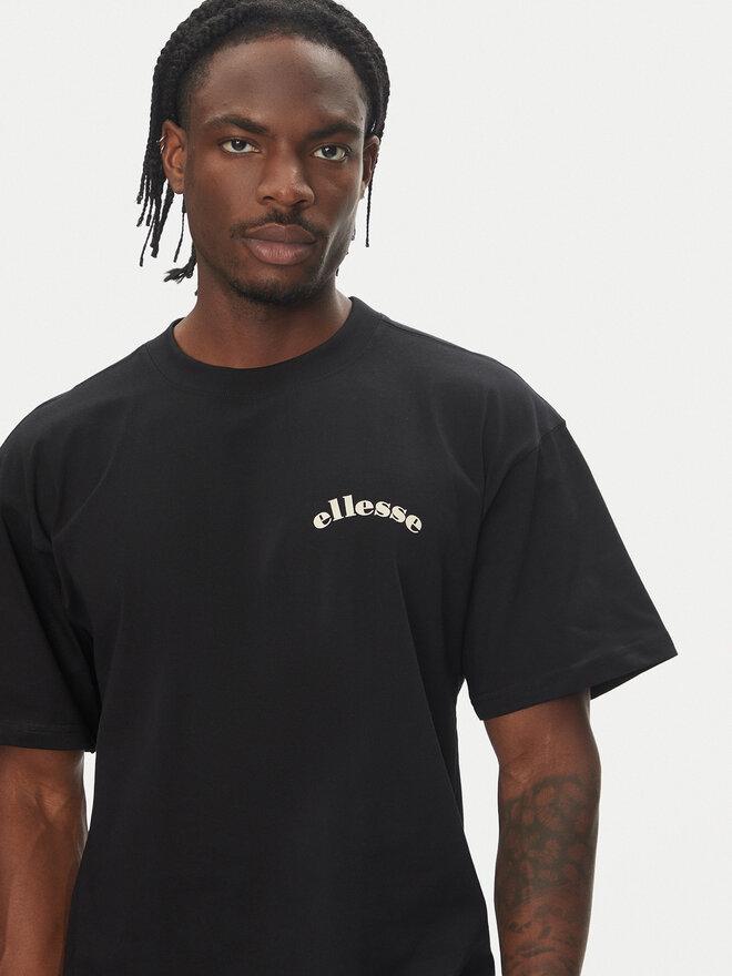 Ellesse Ellesse Majica Canoci SHZ21847 Črna Loose Fit