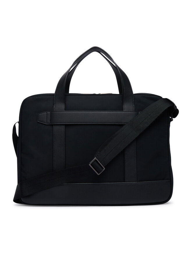 Tommy Hilfiger Laptoptasche Tommy Hilfiger Th Nylon Computer Bag AM0AM14855 Schwarz