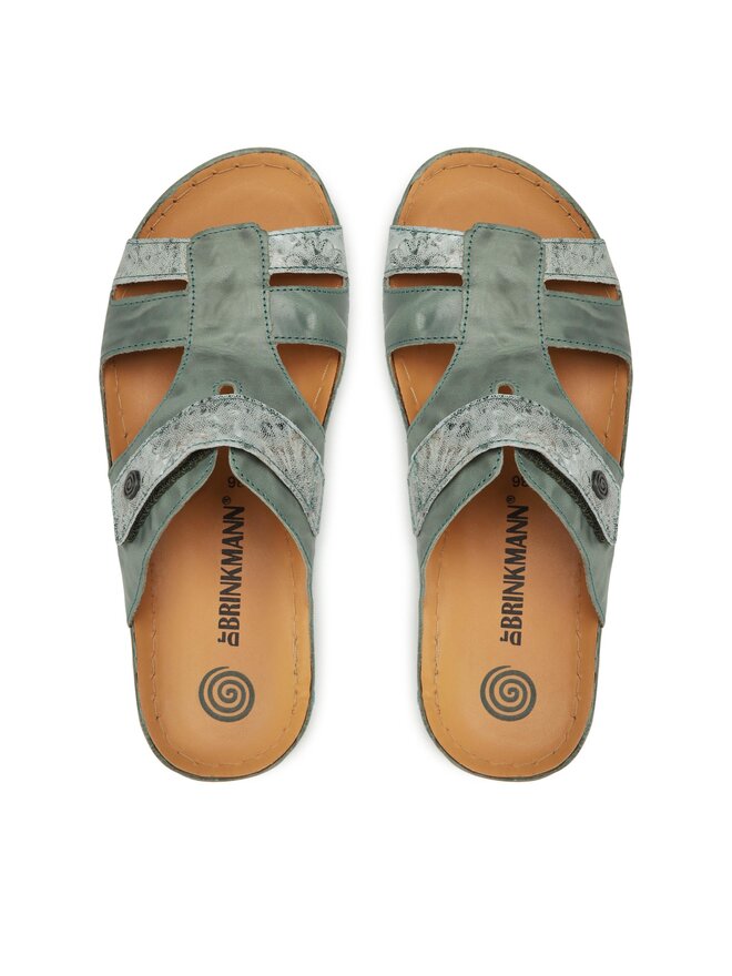 Dr. Brinkmann Mules Femme 700450 - Confort Quotidien Semelle Caoutchouc Naturel, Style à Enfiler