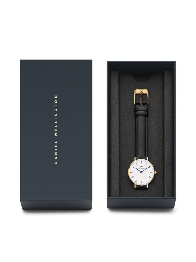 Daniel Wellington Zegarek Daniel Wellington Petite Roman Numerals Shieffield DW00100686 Czarny