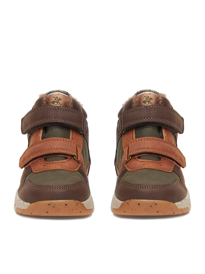 Beverly Hills Polo Club Schnürschuhe Beverly Hills Polo Club EO-BHPC-280-156 Braun