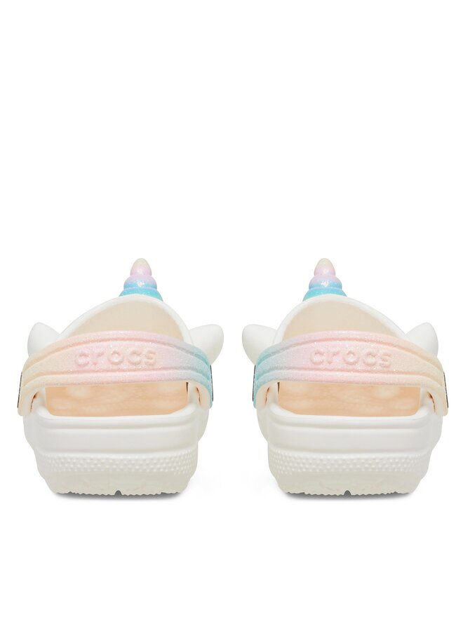 Crocs Шльопанці Crocs Classic Iam Rainbow Unicorn Clog T 209701 Білий