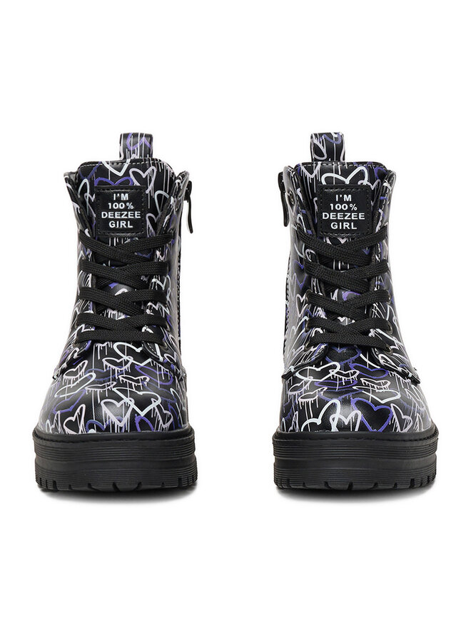 DeeZee Schnürstiefeletten DeeZee CEO-AVO-2208-021 Schwarz