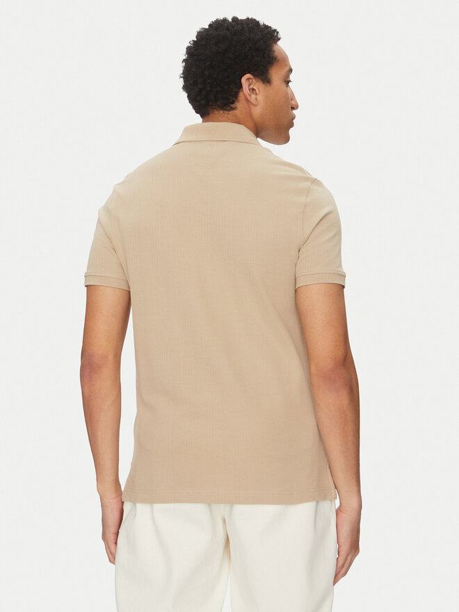 Tommy Hilfiger Tommy Hilfiger Polo marškinėliai Vertical MW0MW38951 Smėlio Regular Fit