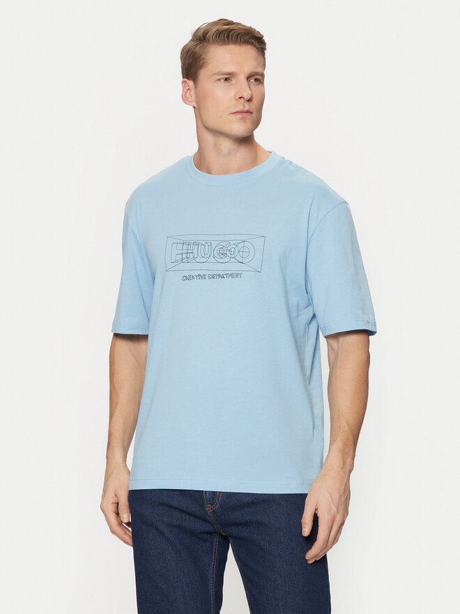 HUGO HUGO Camiseta Nufrancos 50532095 Azul Regular Fit