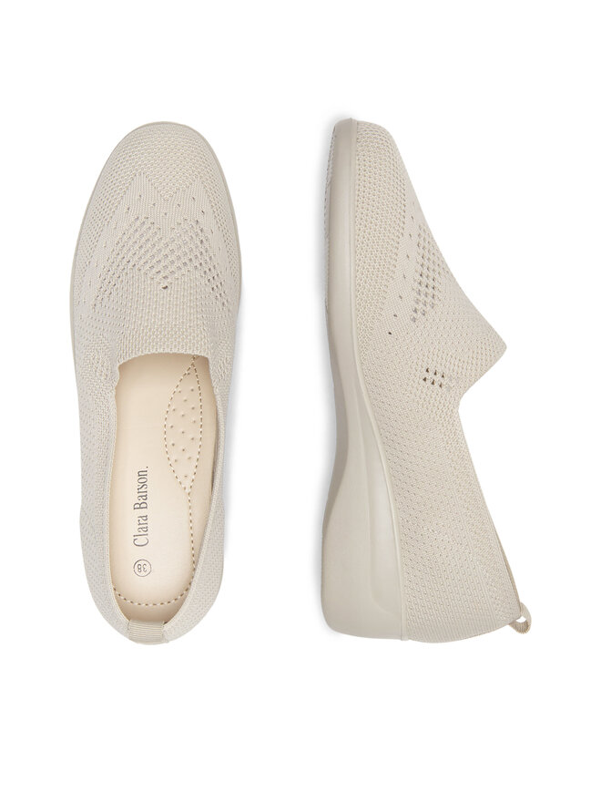 Clara Barson Halbschuhe Clara Barson HMD220355-01 Beige