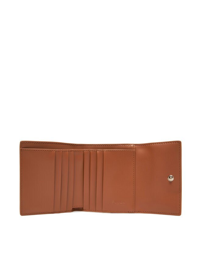 Furla Mały Portfel Damski Furla Goccia M Compact WP00469 BX3036 KH RY000 Brązowy