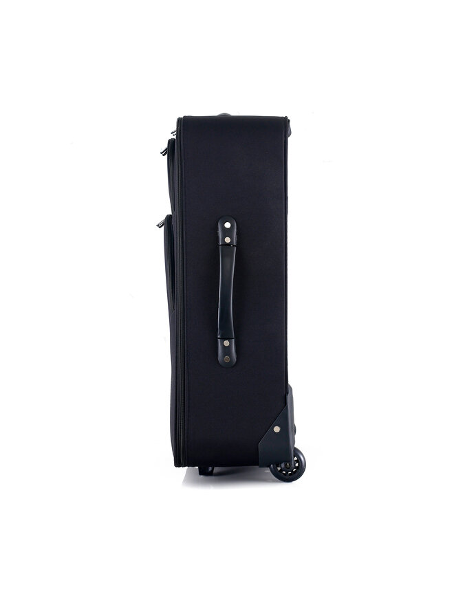 Semi Line Μεσαία Βαλίτσα Semi Line T5679-2 Μαύρο