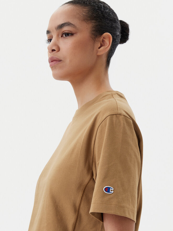 Champion Champion Marškinėliai 117874 Smėlio Regular Fit