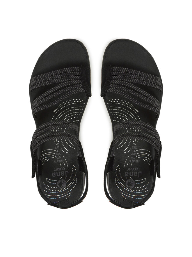 Jana Sandalen Jana 8-28761-44 Schwarz
