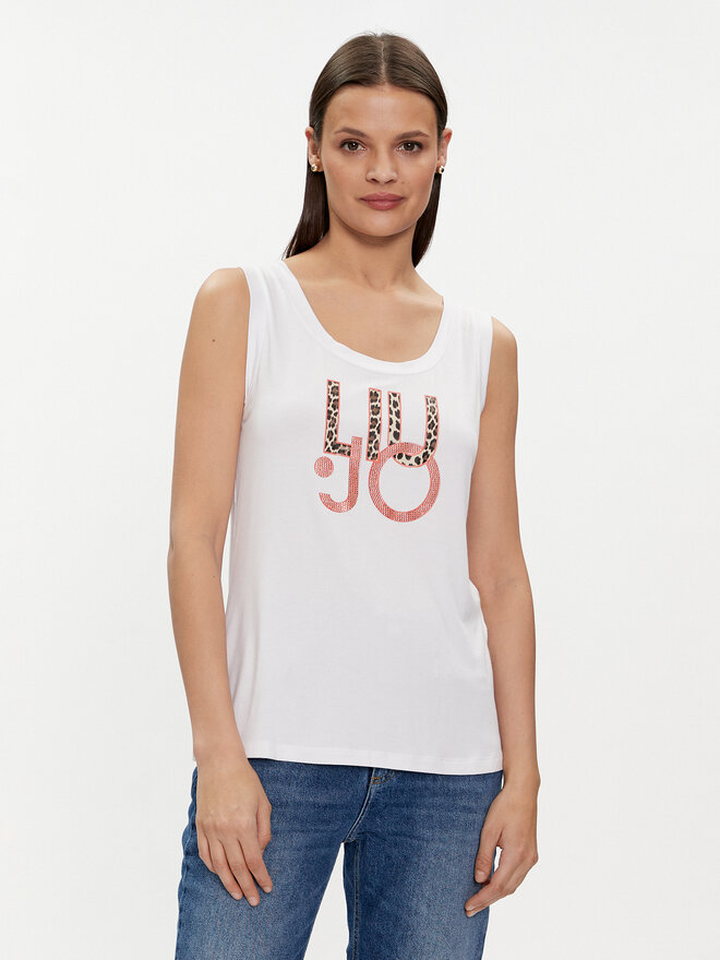 Liu Jo Liu Jo Топ VA4117 JS360 Білий Regular Fit