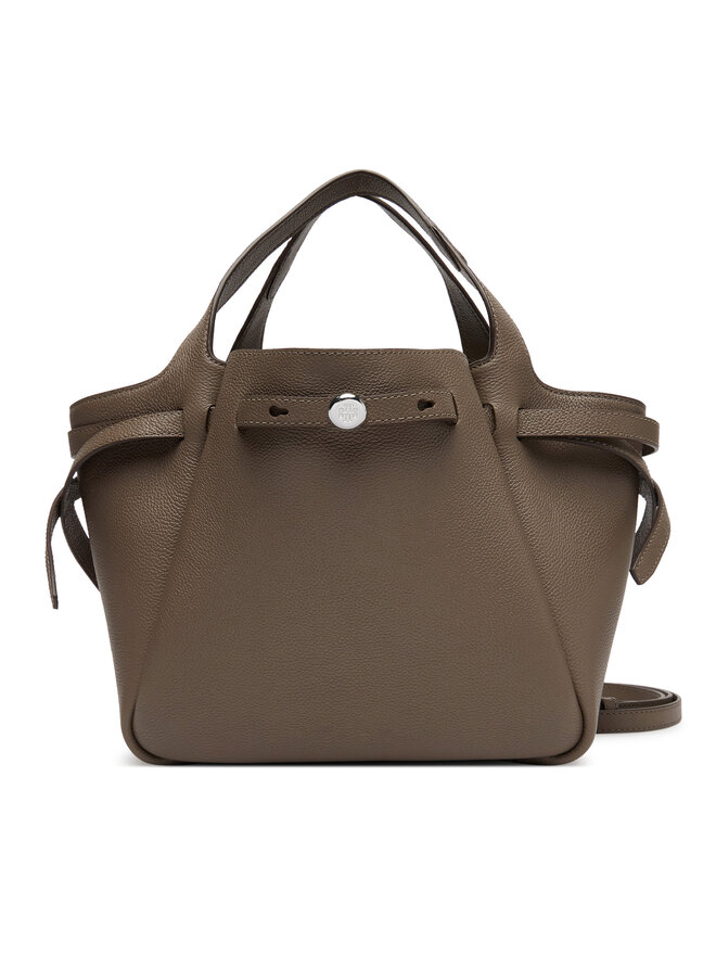 Tory Burch Kabelka Tory Burch Romy Satchel 164866 Hnedá