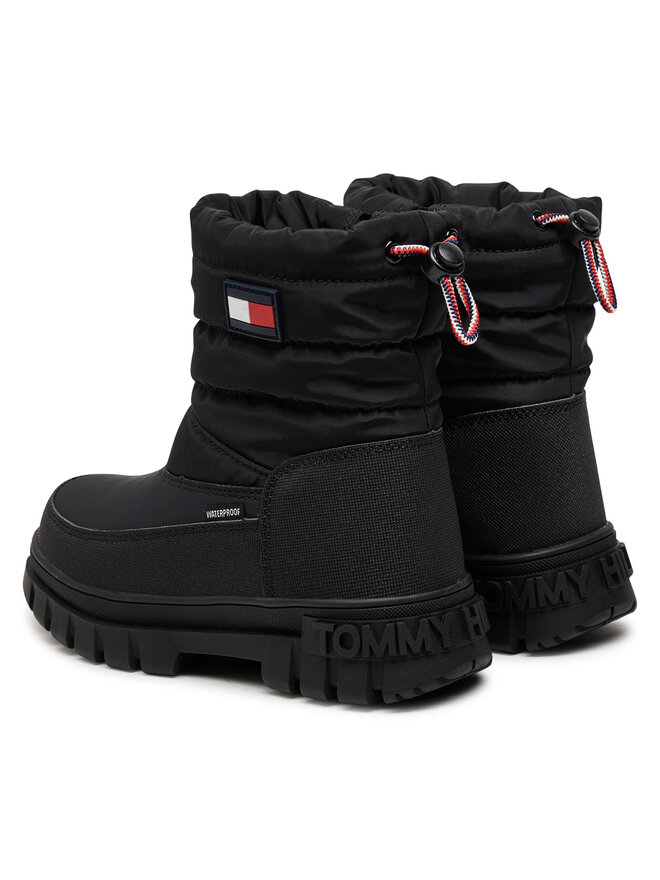 Tommy Hilfiger Botas de nieve Tommy Hilfiger Fur Boot T3X5-33715-1695 M Negro