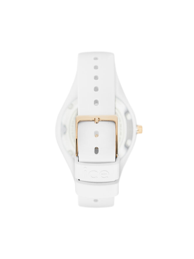 Ice-Watch - ICE Blue White Porcelain - Orologio Donna Bianco Con Cinturino In Silicone E Dettagli Oro - Impermeabile 10 ATM - 5