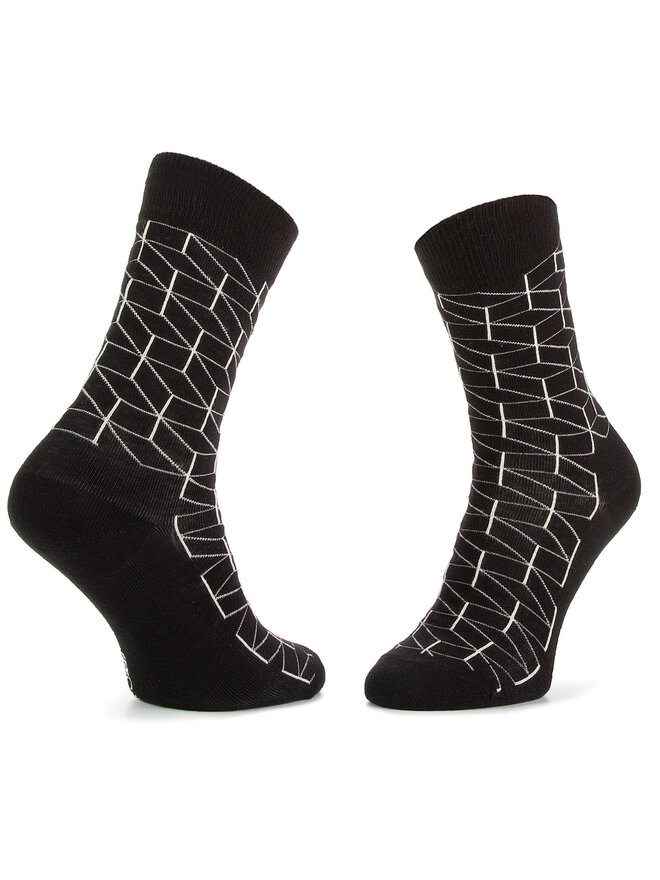 Happy Socks Calzini lunghi unisex Happy Socks OP01-909 Nero