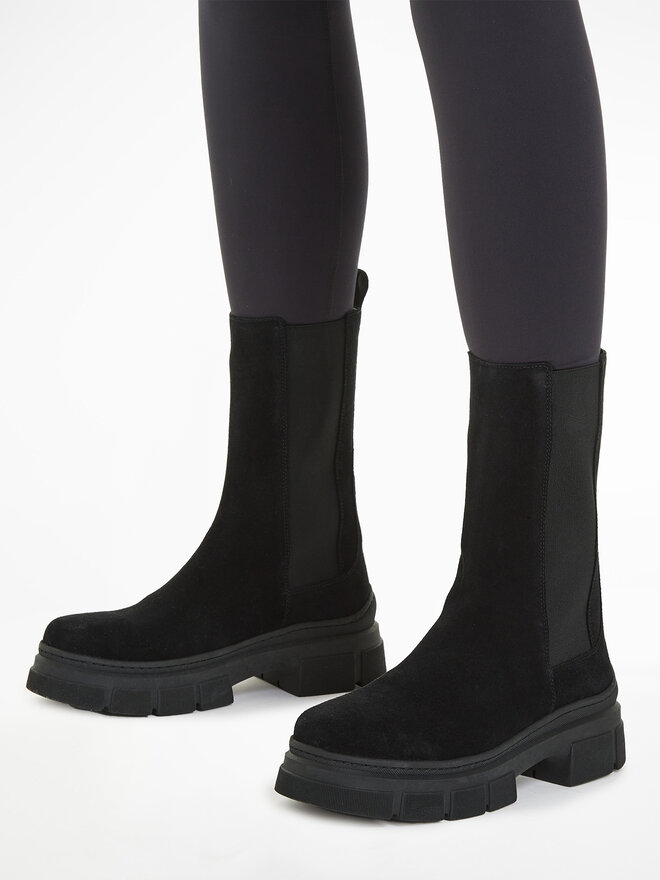 Tommy hilfiger essential suede chelsea boot hotsell