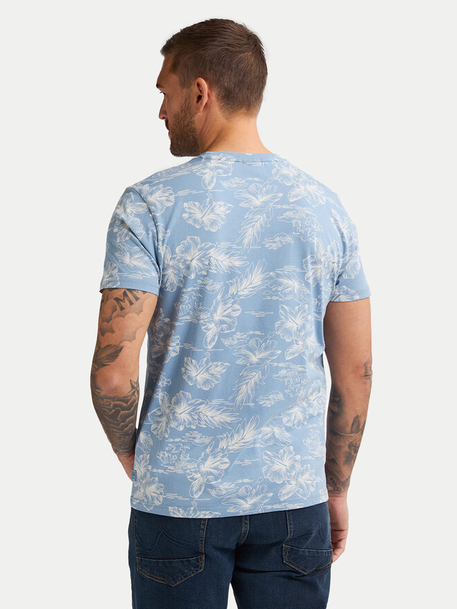 Petrol Industries Petrol Industries Camiseta M-1050-TSR623 Celeste Regular Fit
