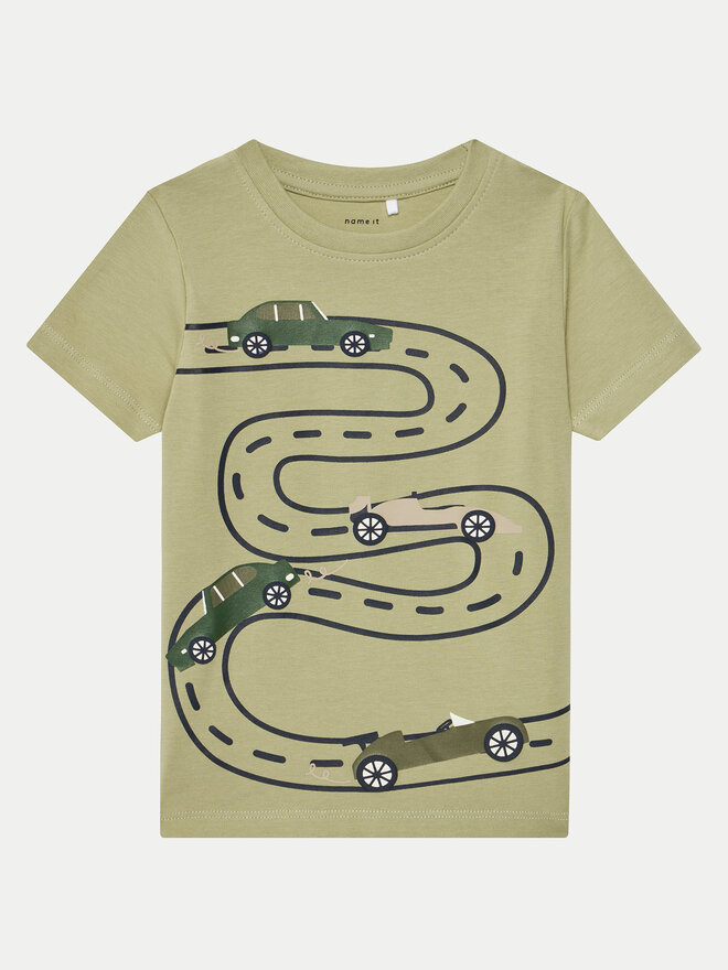 NAME IT NAME IT T-Shirt Borris 13238894 Grün Regular Fit
