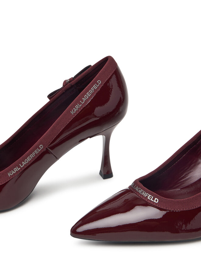 KARL LAGERFELD High Heels KARL LAGERFELD Sienna KL32708R Dunkelrot